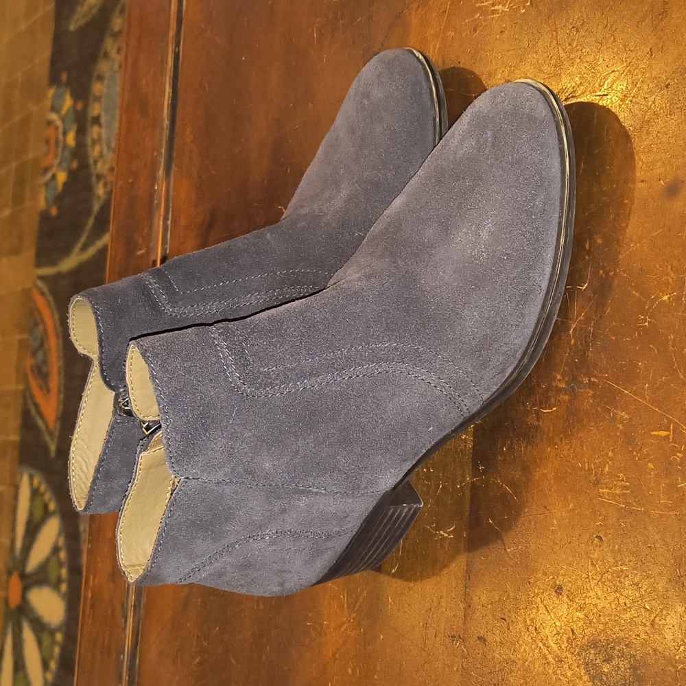 Lucky Brand Suede Leather Breck Ankle Boots